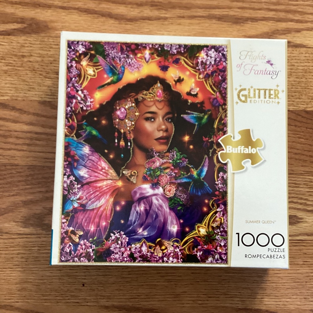 Buffalo 1000 Piece  " Summer Queen " Glitter Puzzle